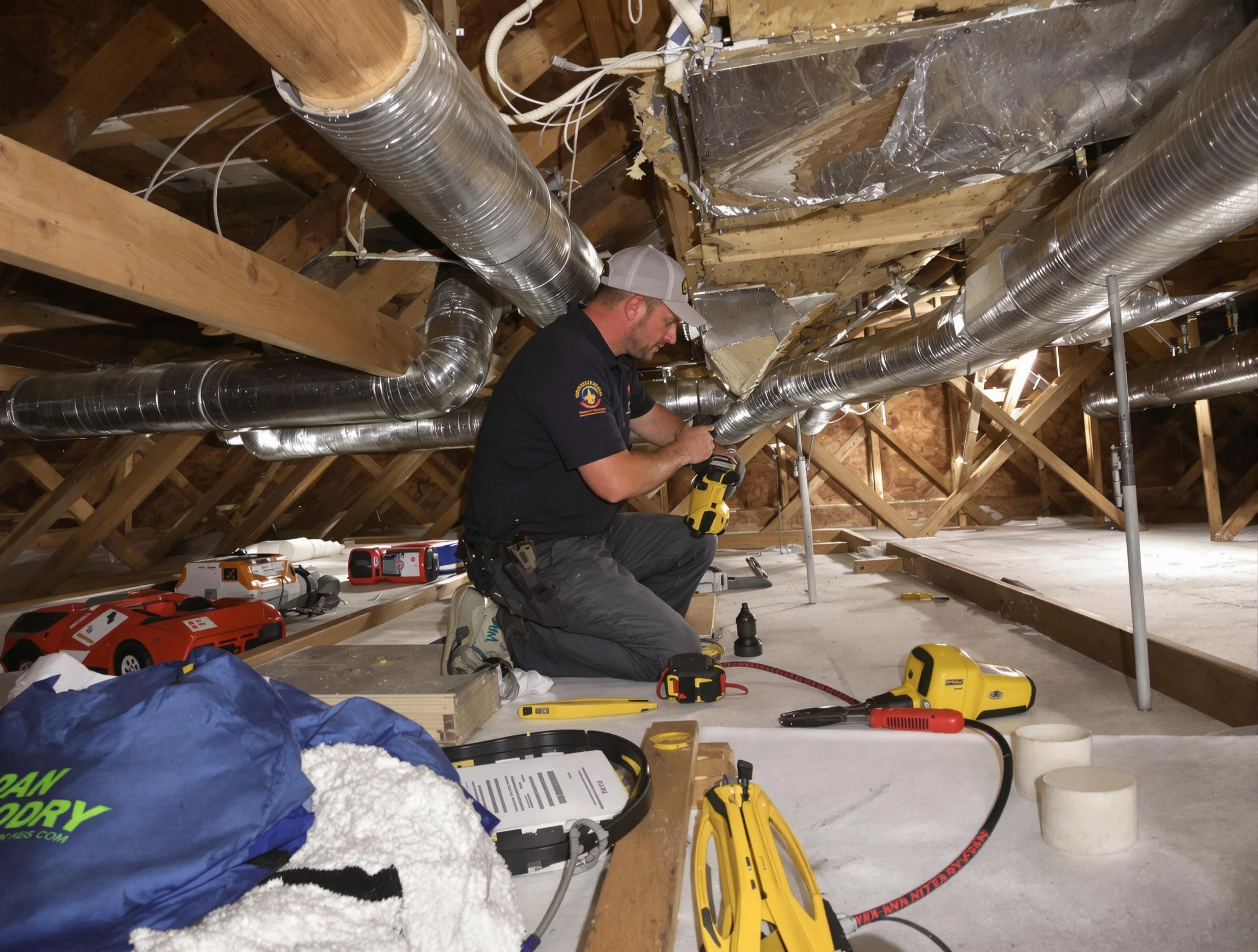 Professional air duct repair by Boulder Air Duct Cleaning in Boulder