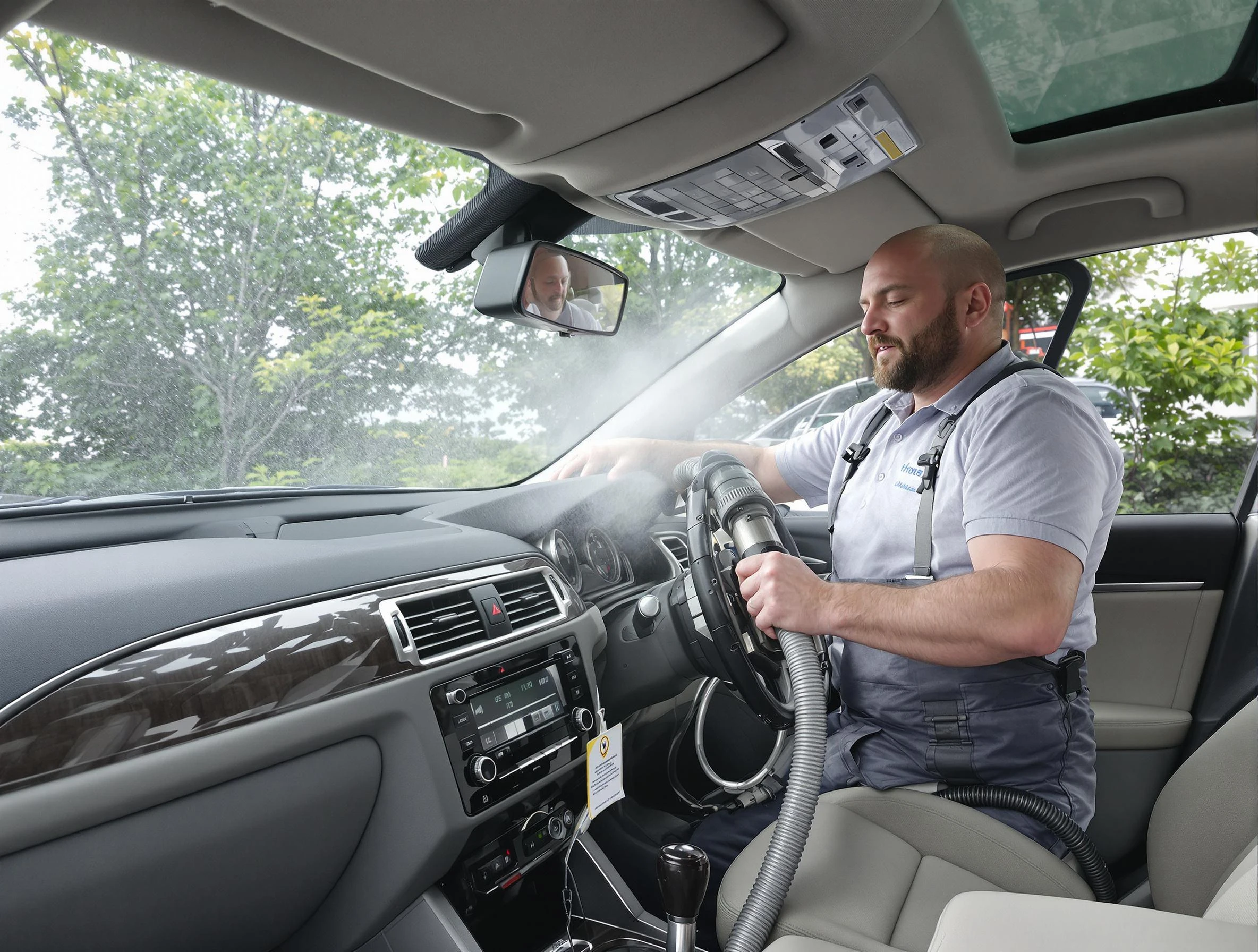 Boulder Air Duct Cleaning specialist performing professional car duct cleaning in Boulder