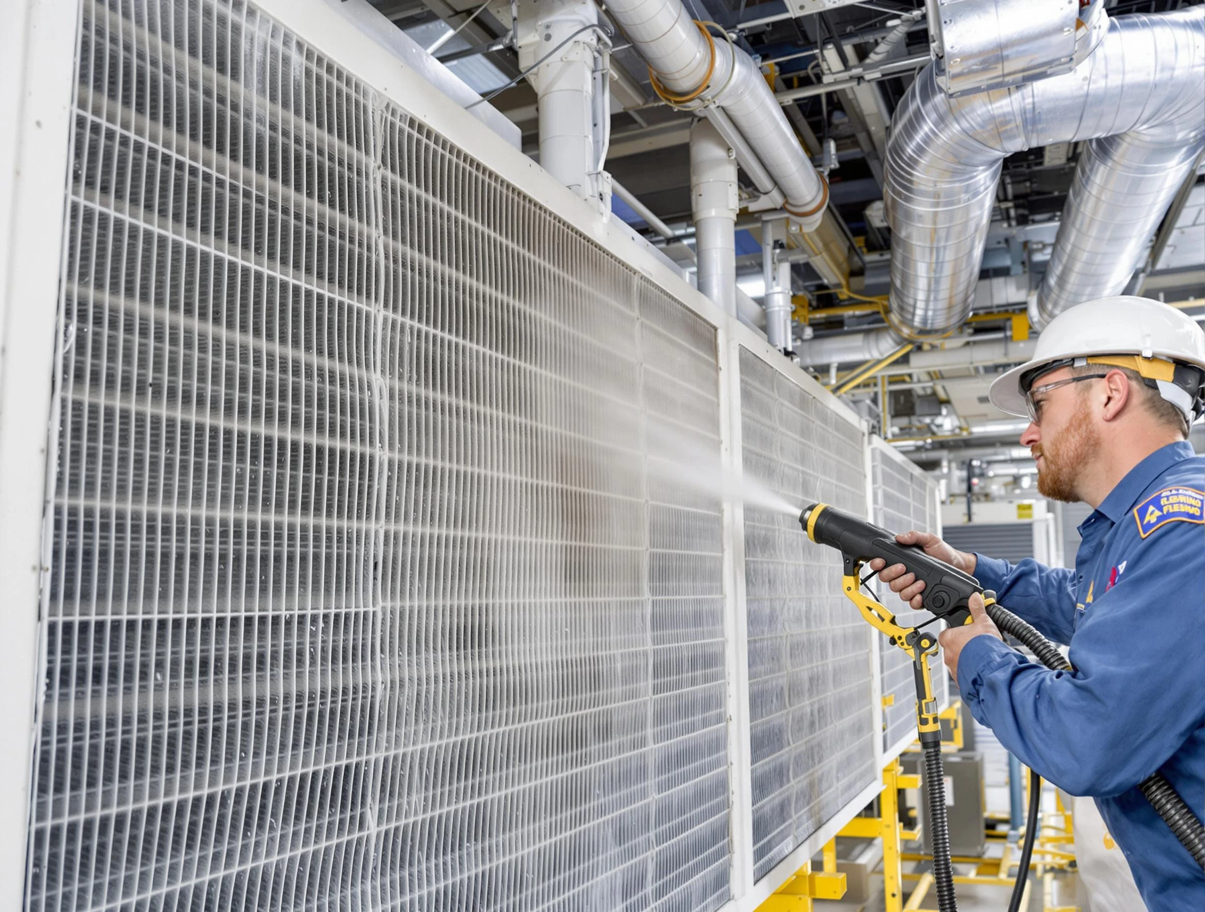 Professional commercial coil cleaning by Boulder Air Duct Cleaning in Boulder